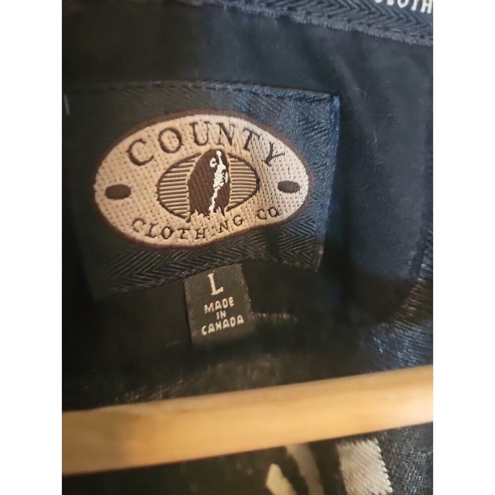 Vintage County Clothing Co. sherpa-style jacket, made in Canada Size Large Fall - Picture 6 of 10